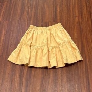Abercrombie & Fitch Poplin Volume Mini Skirt